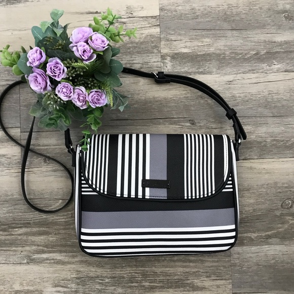 Vera Bradley Handbags - Vera Bradley Midnight Striped Crossbody